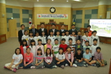 분포초등학교(5학년1반,5반)의회교실(기념촬영) 대표이미지